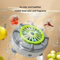 Efficiënte draagbare fruit- en groentewasmachines - Automatische wascentrifuge - Wassen van fruit, groenten, granen en vlees — thumbnail 2