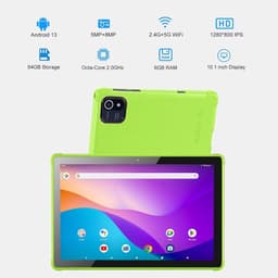 SnelShoppen - 10.1 Inch Android Tablet voor Kinderen - Octa-Core 2.0GHz, 6GB RAM, 64GB Opslag, HD IPS Scherm, 1TB Uitbreidbaar, Dual Camera's, WiFi 5, — thumbnail 5