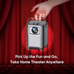 SnelShoppen - Mini Projector 4K Full HD met Elektrische Focus, Auto Keystone Correctie, WiFi 6, Bluetooth 5.2, Draagbare Beamer voor Thuisbioscoop, Bu — thumbnail 5