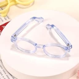 6 stuks mini-poppenbrillen, decoratieve plastic poppenbrillenaccessoires, perfect voor verzamelaarsdisplays en fotografie (meerdere kleuren) — thumbnail 4