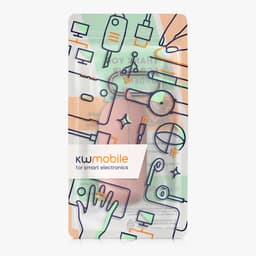 kwmobile case voor draadloze oordopjes geschikt voor Sony WF-C700N hoes - Siliconen beschermhoes - Gestanst patroon design in donkerroze — thumbnail 5