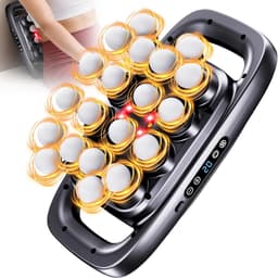 SnelShoppen - Professioneel Massagepistool met Rood Licht, Diepteweefsel, 3 Modi, 30 Snelheden, 20 Massagekoppen voor Spierontspanning op Rug, Taille, — thumbnail 1
