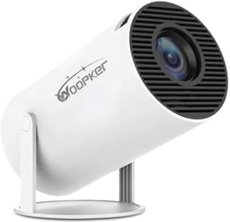SnelShoppen - Mini-Beamer 4K Projector Android 11, Draaibaar 180° voor Buiten, 130 Inch, Wifi 5G, Bluetooth 5.0, Geschikt voor Telefoon/TV-Stick/PC/HD — thumbnail 1