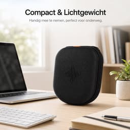 Sounix Koptelefoon Hoes - Harde Beschermcase voor JBL, Sony Koptelefoons - Waterafstotende Opberghoes met Draagband - Zwart — thumbnail 5
