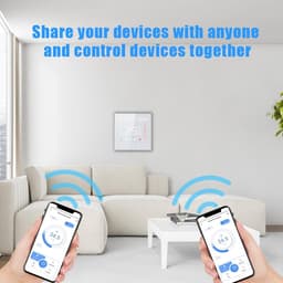Slimme Wifi Thermostaat - Programmeerbare Thermostaat Digitale Regelaar - Energie Besparen - App en Spraakbesturing - 16A - Wit — thumbnail 4