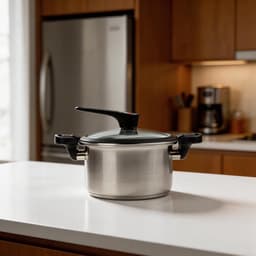 Druk Slow Cooker - Multicooker Pot - Gezond Koken - Antiaanbaklaag - 3.5 Liter - Zilverachtig Zwart — thumbnail 2