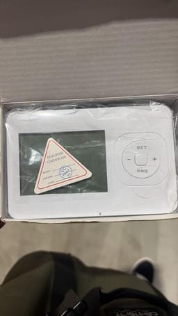 Radioklokthermostaat - Slimme Thermostaat - Vloerverwarming Regelen - Draadloze Centrale Box - Per Kamer - Wit — thumbnail 3