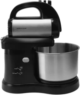 Keukenmixer Elektrisch - Voedselmixer Standmixer - Bakken en Koken - 5 Snelheden Vermogen - 2.5 Liter Kom - Wit — thumbnail 1