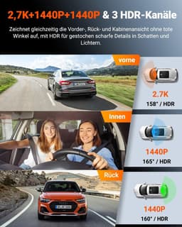 SolidKeus - Dashcam met Drievoudige Opname en Spraakbediening — thumbnail 5