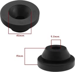 3L - 4 stuks rubberen bumpers voor luchtfilter 036129689B compatibel met A1 A3 A6 Q3 TT compatibel met Altea Ibiza compatibel met Fabia Octavia Rapid Roomster — thumbnail 5
