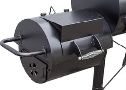El Fuego Kiona Smoker - Barbecue - bbq - Zwart -Grilloppervlak ca. 43 x 39 + 98 x 44 + Ø42,5 x4 cm - 118 kg — thumbnail 5