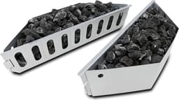 Houtskoolmand voor Weber Grill - Directe en Indirecte Warmte - Houtskoolbriket Brandstofhouder - 2 stuks — thumbnail 1