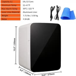 Lexium Minibar - Minibar koelkast - Mini koelkast - Mini bar - Koeler — thumbnail 2