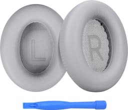 Vervangende Oorkussens voor Bose NC700 / Bose 700 Noise Cancelling Hoofdtelefoon van MMOBIEL - Memory Foam en Protein PU Koptelefoon Oorkussens - Noise Isolation Earpads – Licht Grijs — thumbnail 1
