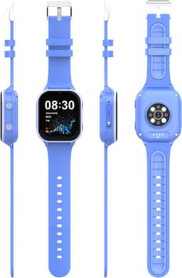 GPSHorlogeKids© - GPS horloge kind - smartwatch kinderen - WhatsApp - 4G videobellen - spatwaterdicht - SOS alarm -meting hartslag & temperatuur - incl SIM - Edge Pro Blauw — thumbnail 3