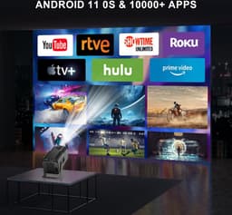 Equivera Mini Beamer - Draagbare Beamer - Beamer - Mini Beamer Projector - Projector - Mini Projector — thumbnail 2
