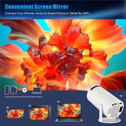 Equivera Mini Beamer - Draagbare Beamer - Beamer - Mini Beamer Projector - Projector - Mini Projector — thumbnail 3