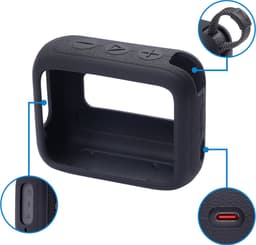 YONO Hoesje geschikt voor JBL Go 4 - Case - Zwart — thumbnail 4