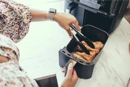 Equivera Dubbele Airfryer - Dubbele Mand - Dual Cook - Heteluchtfriteuse - Verschillende Programma's - Dual Zone - Mega — thumbnail 3