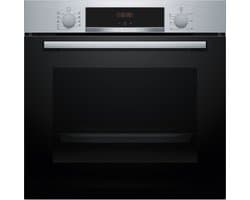 Bosch Serie 4 HBA534BS3 oven 71 l 3400 W Zwart, Roestvrijstaal