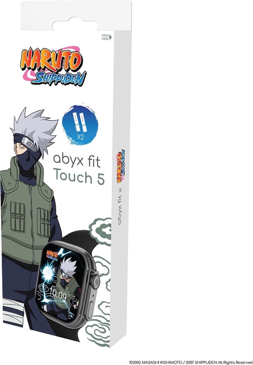 Abyx Fit Touch 5 Naruto Shippuden Edition – Exclusieve smartwatch model Kakashi — afbeelding 1