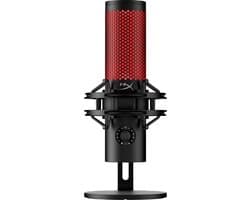 HyperX QuadCast 2 - USB Gaming Microfoon- PC/Mac- 24-bit/96kHz (zwart) 4 Opnamepatronen - Stream Microfoon - Zwart -Red-verlichting