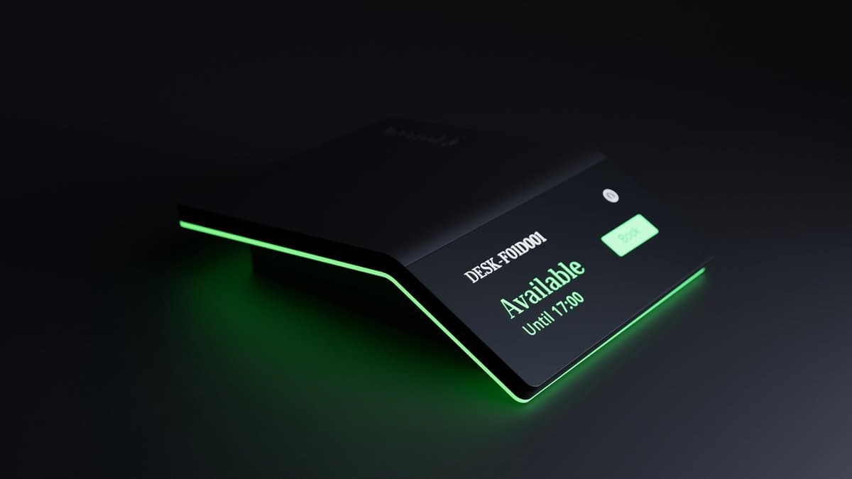 Humly Booking Device 8,79 cm (3.46") LCD Wi-Fi 4 (802.11n) Zwart Acrylonitrielbutadieenstyreen (ABS) Bluetooth — afbeelding 1