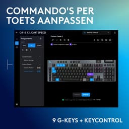 Logitech G915 X Lightspeed Wireless Gaming Toetsenbord Zwart Qwerty — thumbnail 4