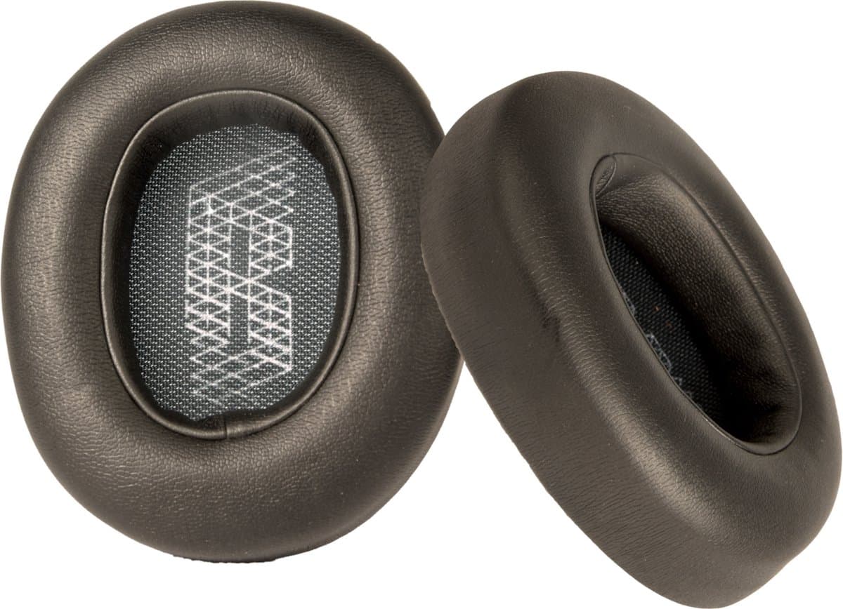 Somstyle Oorkussens Geschikt Voor JBL Live 650BTNC/ 660NC/ E65 BTNC & DUET NC – 2 Stuks – Eiwitleer – Zwart — afbeelding 1