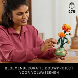 LEGO Botanical Collection - Chrysant Constructiespeelgoed — thumbnail 5