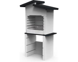 Sarom Fuoco - Betonnen barbecue - Isabella - Houtskool & Hout - 96 x 60 x 167,2 cm