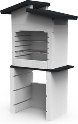 Sarom Fuoco - Betonnen barbecue - Isabella - Houtskool & Hout - 96 x 60 x 167,2 cm — thumbnail 2