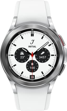Samsung Galaxy Watch4 Classic - 42 mm - Smartwatch  Heren - LTE/4G - Zilver — thumbnail 2
