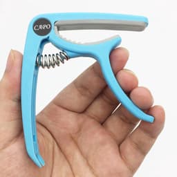 Gitaar Capo - Akoestisch -  Klassiek - Elektrisch - Deluxe Capo - Blauw — thumbnail 3