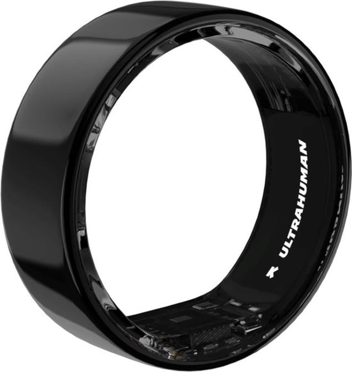 ULTRAHUMAN Ring AIR – Smart Ring | Geen maandabonnement | Bepaal eerst de juiste maat met de Sizing Kit | Slaaptracker - Hartslagmeter - Fitnesstracker – Aster Black – Size 10 — afbeelding 1
