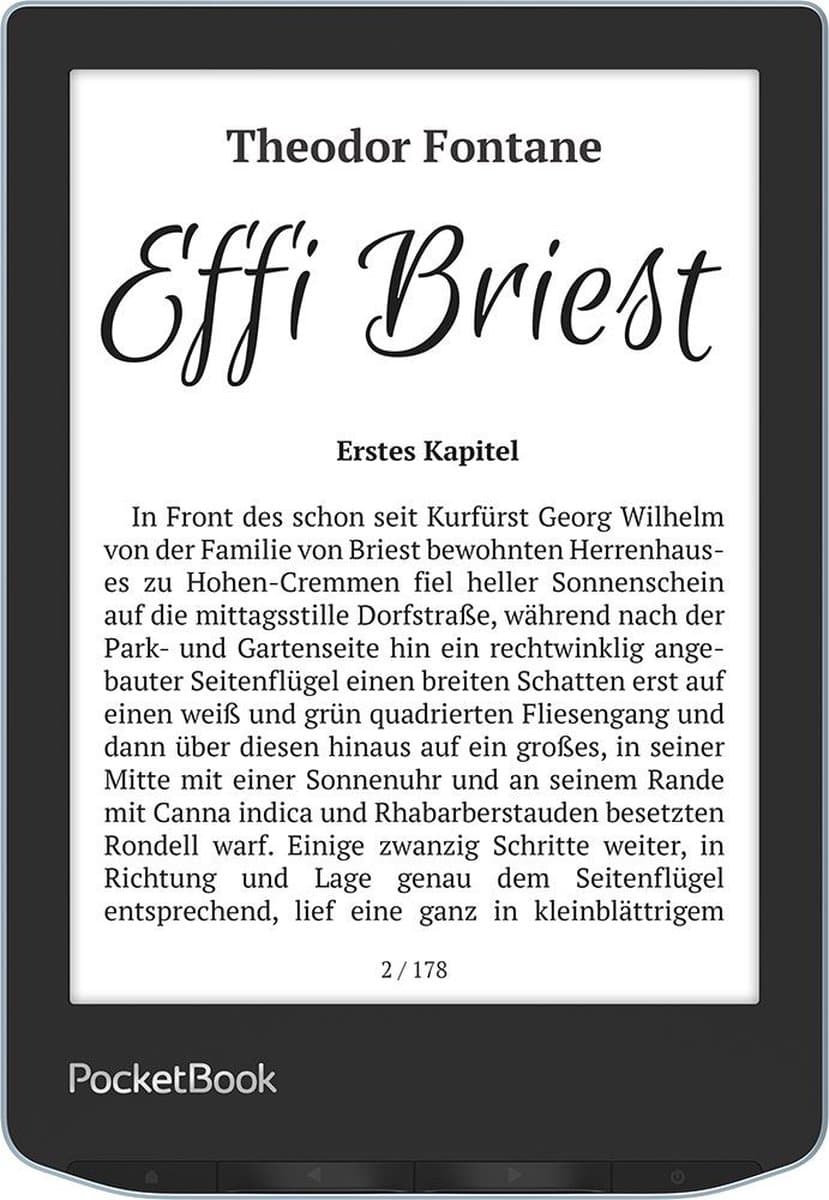 PocketBook Verse e-book reader 8 GB Wifi Lichtblauw — afbeelding 1
