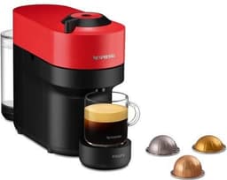 Krups Nespresso YY4888FD Virtuo Pop Red Coffee Machine Capsules, Compact Coffee Maker, 4 kopjes, espresso, Bluetooth — thumbnail 1