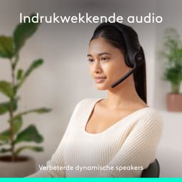 Logitech Zone 300 - Draadloze Headset - Bluetooth - Zwart — thumbnail 5