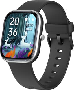 Smartwatch Kinderen - Hartslag - Stappen - 20 Alarmen - Zwart — thumbnail 5