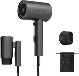 AENO Haardroger HD2 2000W, ionisatie, incl reistasje Föhn Antraciet — thumbnail 1