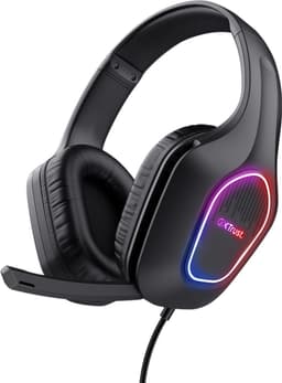 Trust GXT 416 Zirox - Gaming Headset - RGB Verlichting - Bedraad - 50mm Drivers - Over-ear - Zwart — thumbnail 2