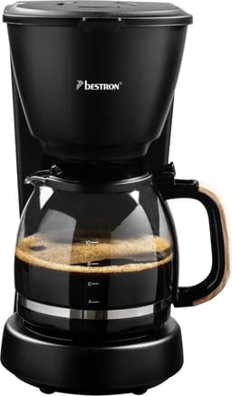 Bestron Koffiezetapparaat filterkoffie 1000W - ACM900BW - 1,5L, 10 koppen - Glazen kan - Zwart/hout - 5 jaar garantie - WK — thumbnail 5