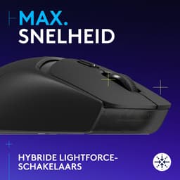 Logitech G309 Lightspeed - Draadloze Gaming Muis - Zwart — thumbnail 2