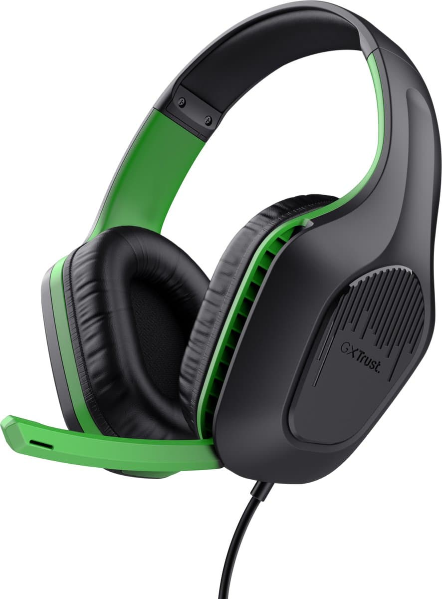 Trust GXT 415X Zirox - Gaming Headset - voor Xbox - Bedraad - 50mm Drivers - Over-ear - Groen — afbeelding 1