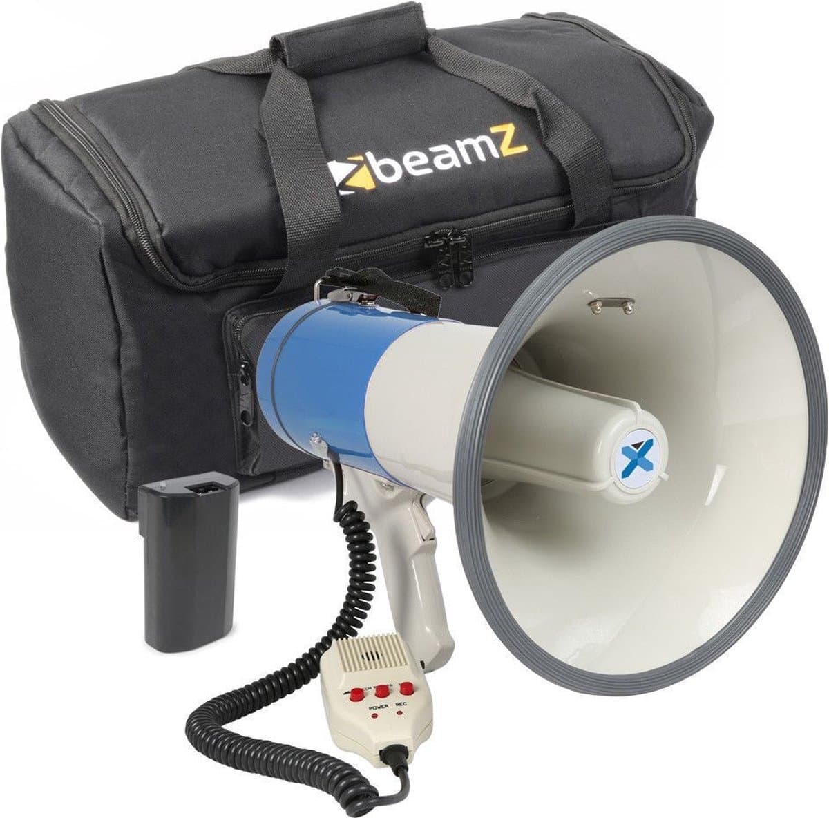 Vonyx MEG060 megafoon met sirene - Inclusief tas en oplaadbare accu - 60W — afbeelding 1