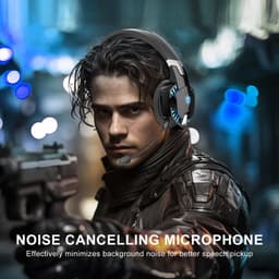 PHOINIKAS G2000 Max - 2.4GHz Draadloze Gaming Headset - met microfoon - Over-ear Koptelefoon - Nintendo Switch/PS4/PS5/PC/Xbox - Zwart — thumbnail 5