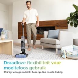 Shark HydroVac Draadloze 3-in-1 Vloerreiniger - Stofzuigen, Dweilen en Zelfreiniging - Steelstofzuiger met Dweilfunctie - Wet & Dry Dweilapparaat - WD210EU — thumbnail 3