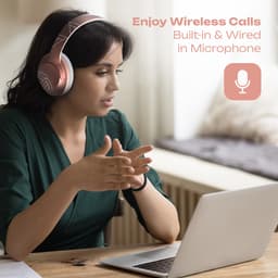 PowerLocus P3 - Bluetooth Koptelefoon – Draadloos – Over-ear – incl. Premium Case – 50 uur batterijduur – Microfoon - Rose Gold — thumbnail 5