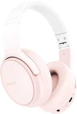 Picun queen - draadloze koptelefoon/hoofdtelefoon - touch controle – call pickup - Ingebouwde HD-microfoon – dual devices connected – roos — thumbnail 1