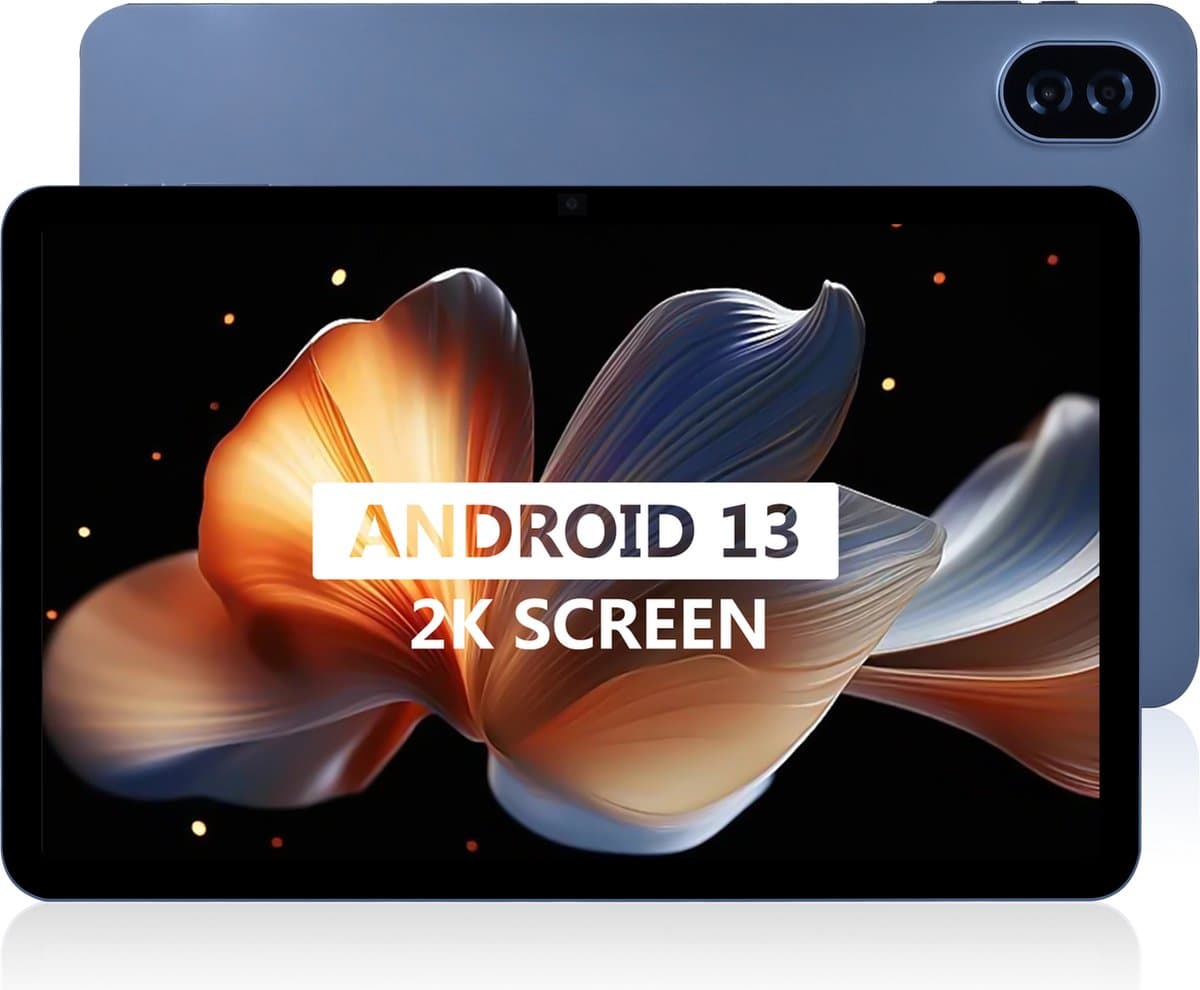 Lipa Taurus II Android tablet 12 Inch 8-256 GB - Met passende hoes - Android tablet - 2K resolutie - 256 GB - Octacore 2.0 GHz processor - Playstore - Voor Netflix, Disney+ en meer - 13 MP camera - Dual band — afbeelding 1
